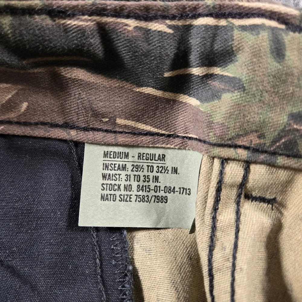 Vintage Rothco Cargo Pants Mens Medium Regular Brown Smokey Branch Camo BDU